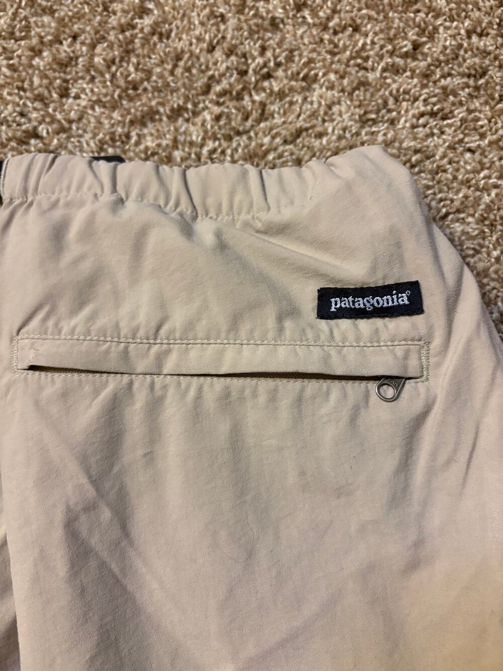 Vintage Patagonia Lightweight Hiking Pants Mens Size Large Khaki
